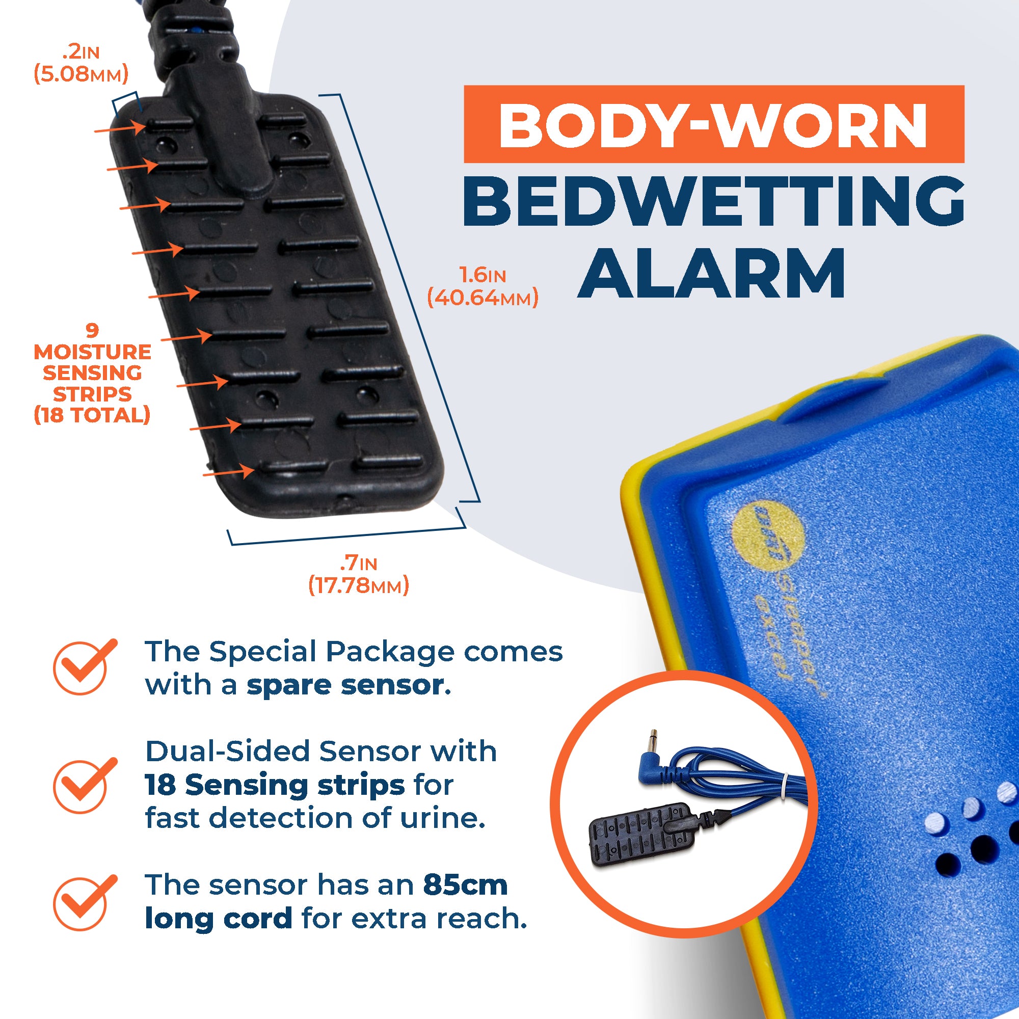 DRI Sleeper Excel Bedwetting Alarm (Package)